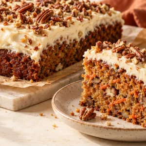 Nutty Carrot Cake (w/Alcohol)